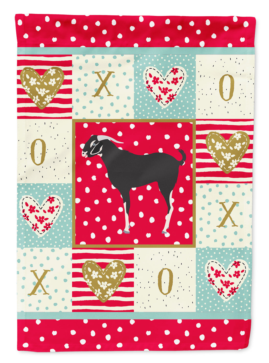 Black Bengal Goat Love Flag Garden Size CK5311GF  the-store.com.