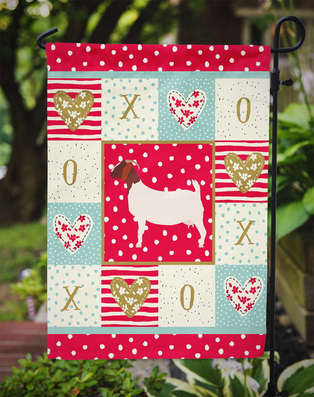 Boer Goat Love Flag Garden Size CK5313GF  the-store.com.