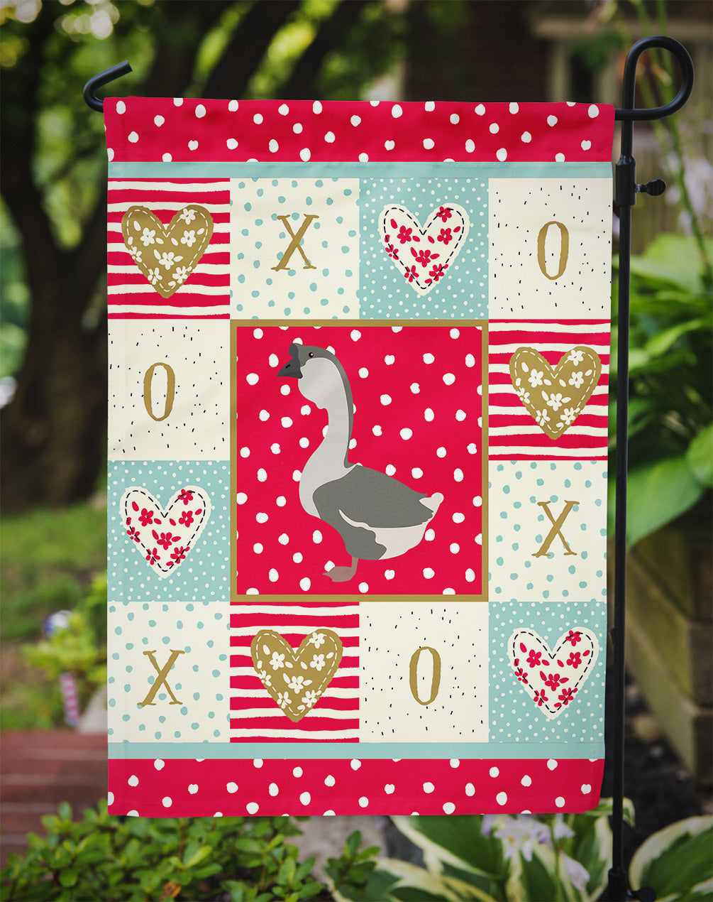 African Goose Love Flag Garden Size CK5326GF  the-store.com.