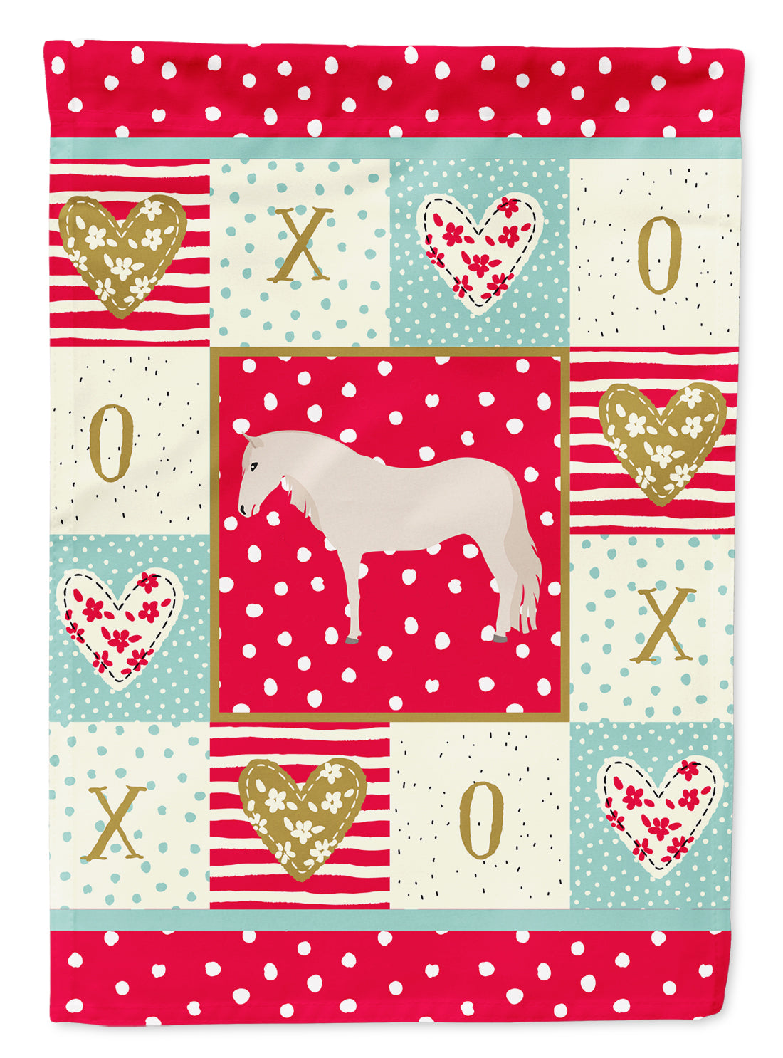 Paso Fino Horse Love Flag Canvas House Size CK5332CHF  the-store.com.