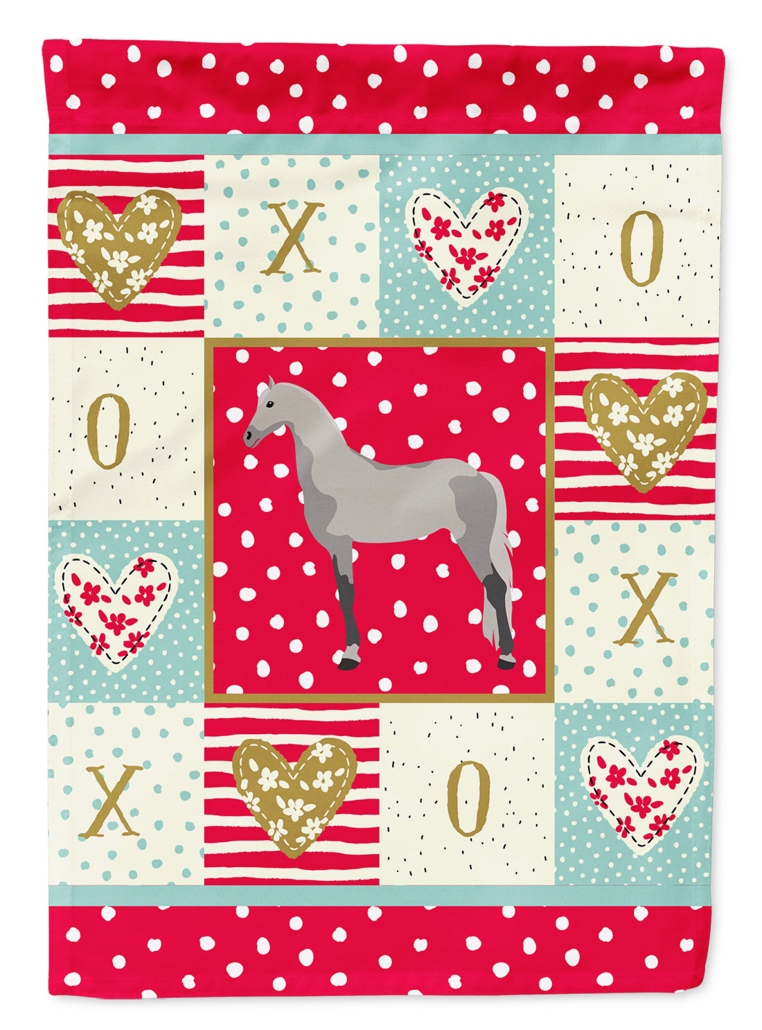 Orlov Trotter Horse Love Flag Garden Size CK5335GF  the-store.com.