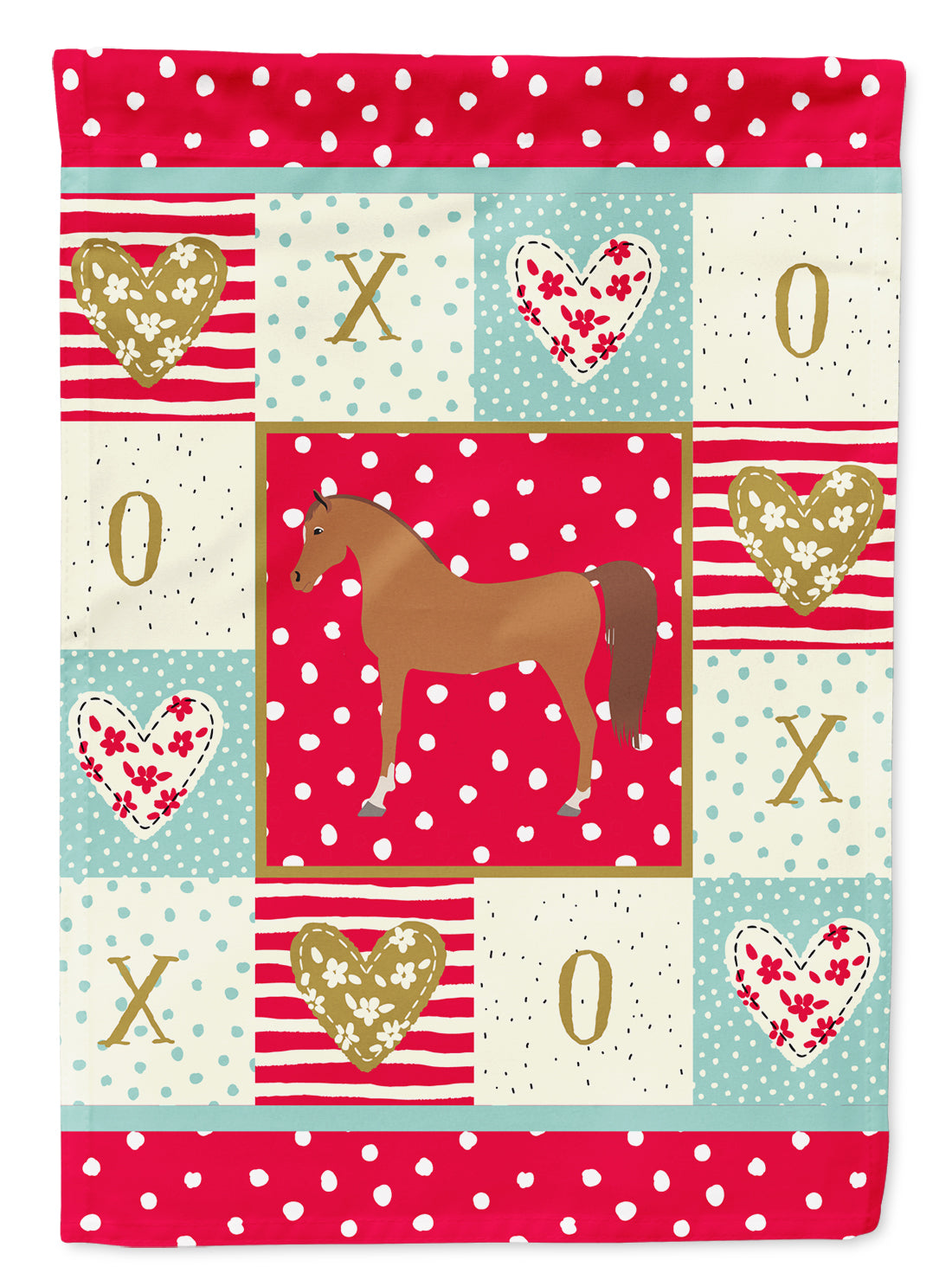 Arabian Horse Love Flag Garden Size CK5338GF  the-store.com.