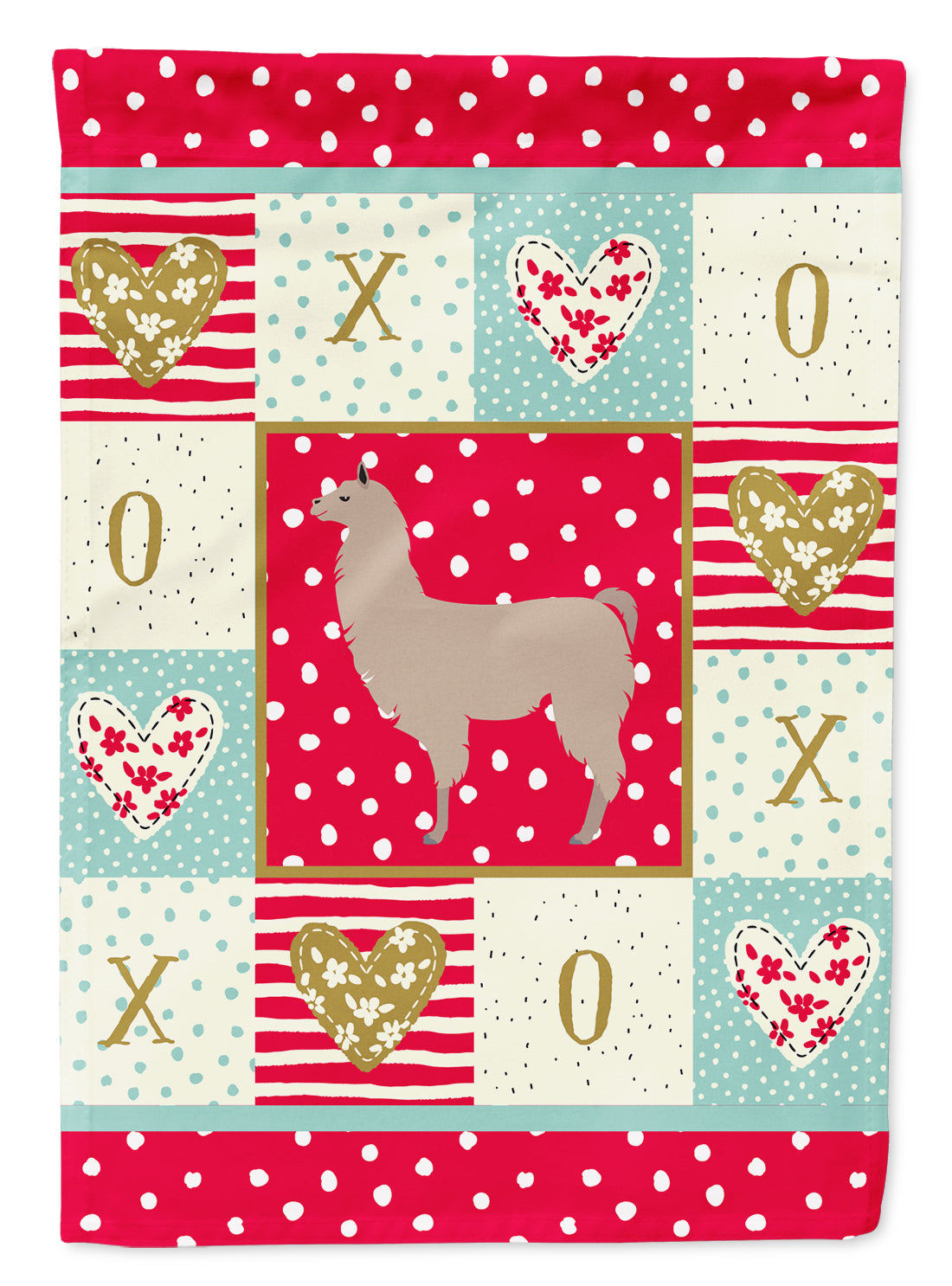 Llama Love Flag Garden Size CK5343GF  the-store.com.