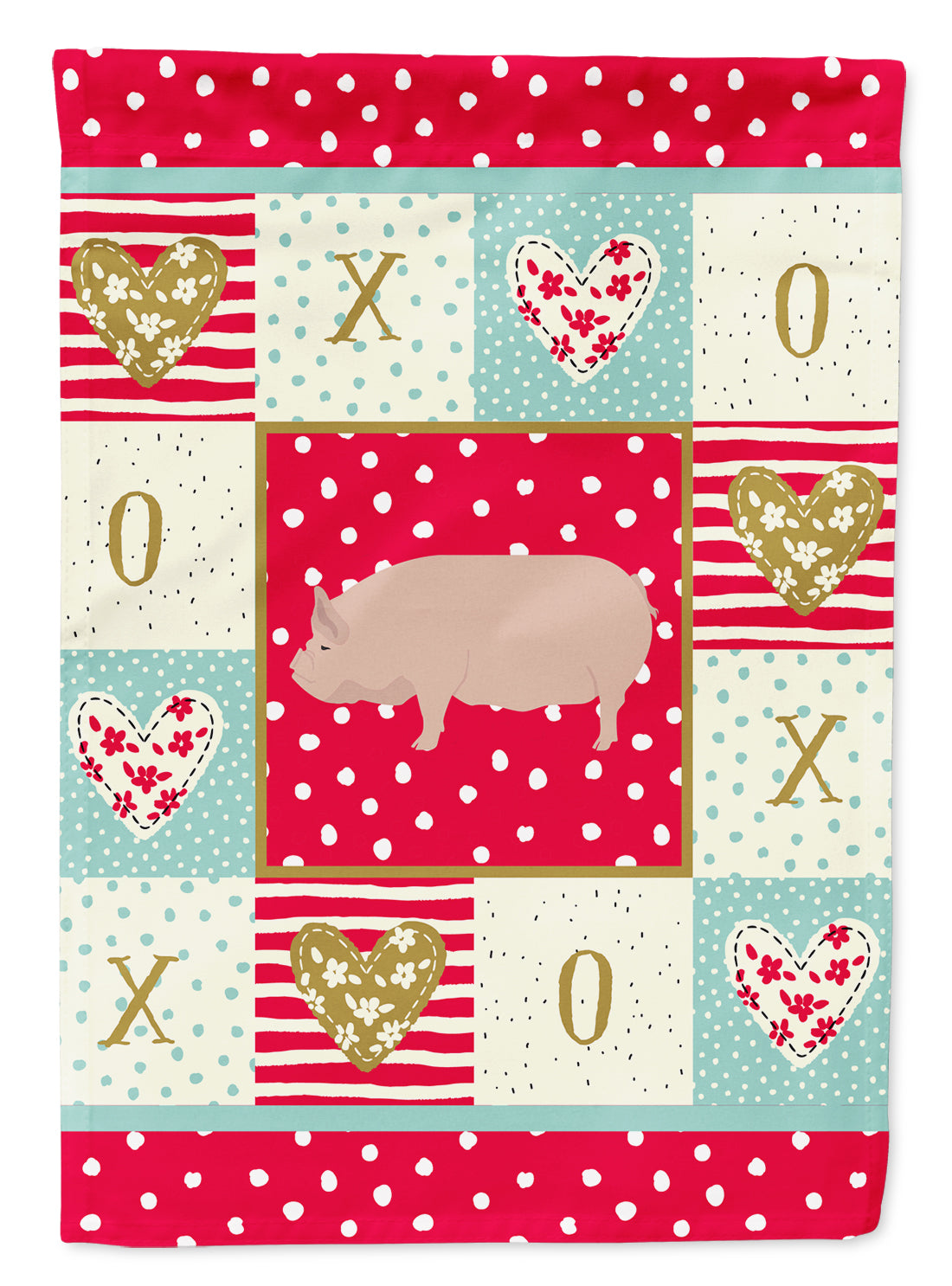 Welsh Pig Love Flag Garden Size CK5364GF  the-store.com.