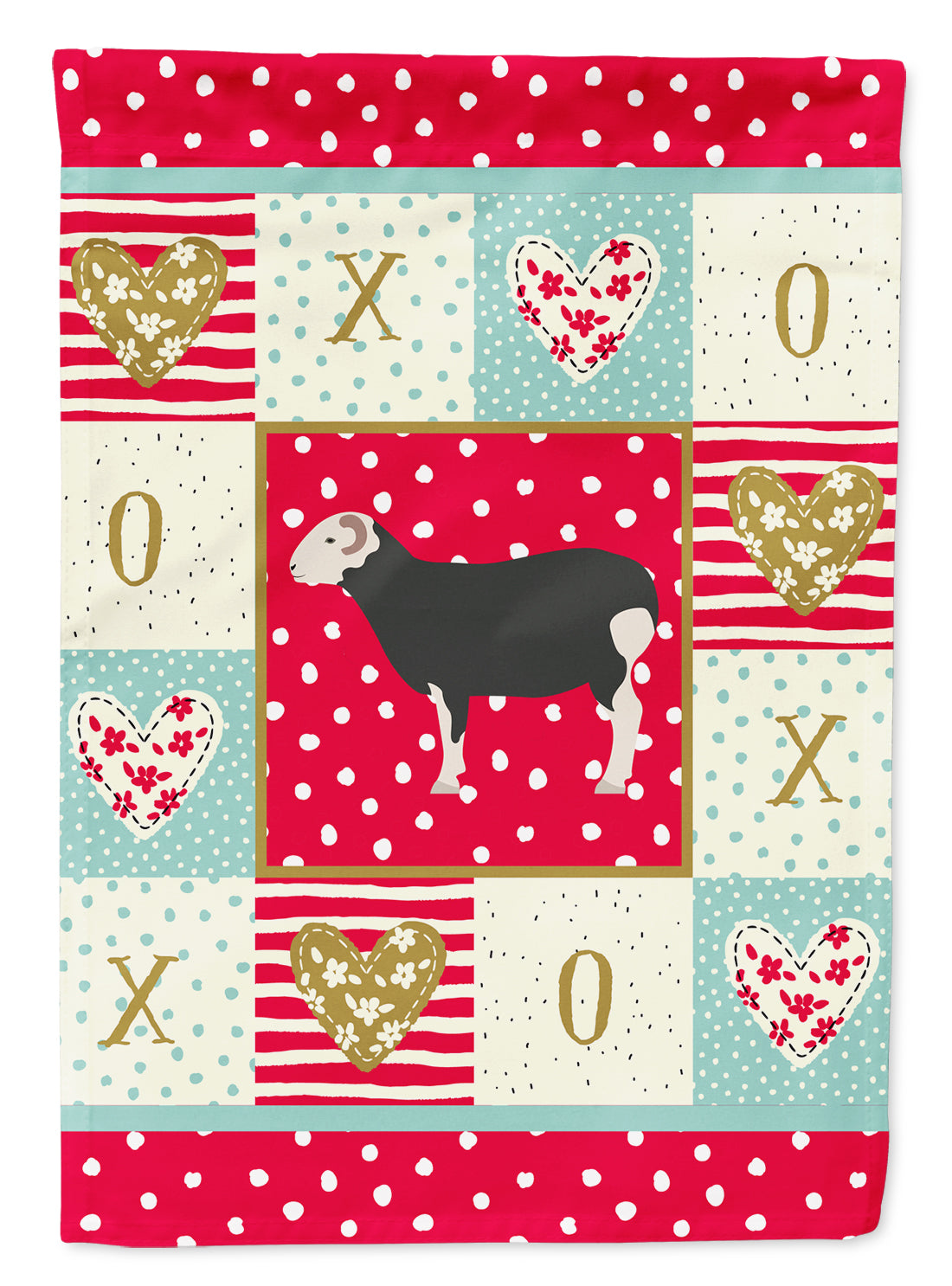 Herwick Sheep Love Flag Garden Size CK5397GF  the-store.com.