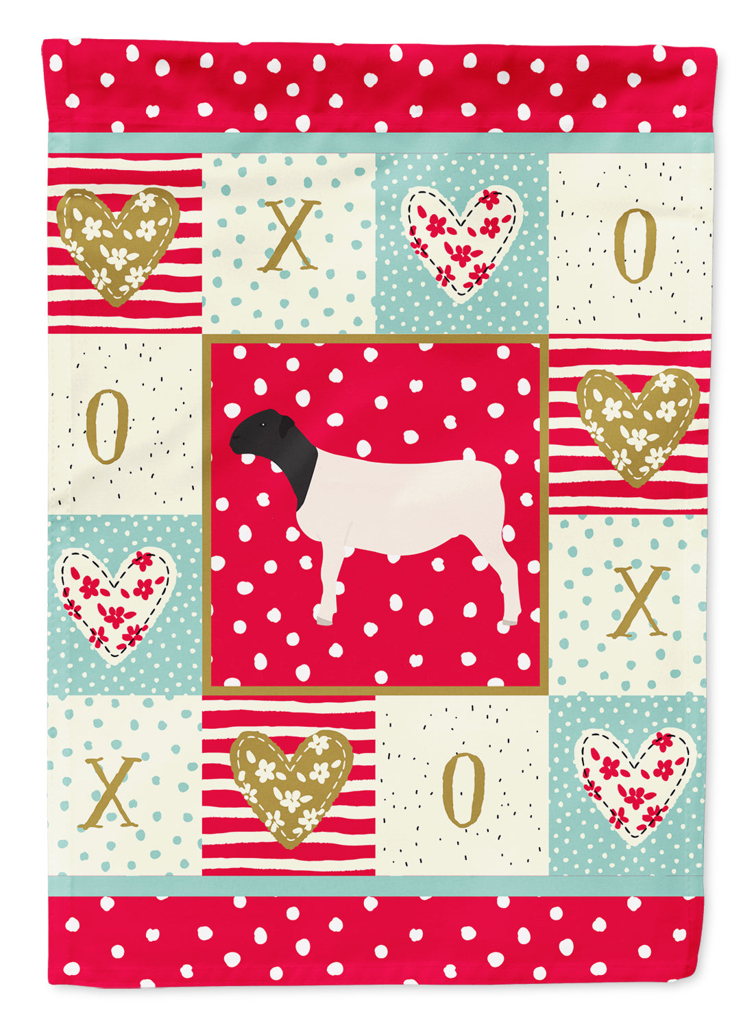 Dorper Sheep Love Flag Garden Size CK5405GF  the-store.com.