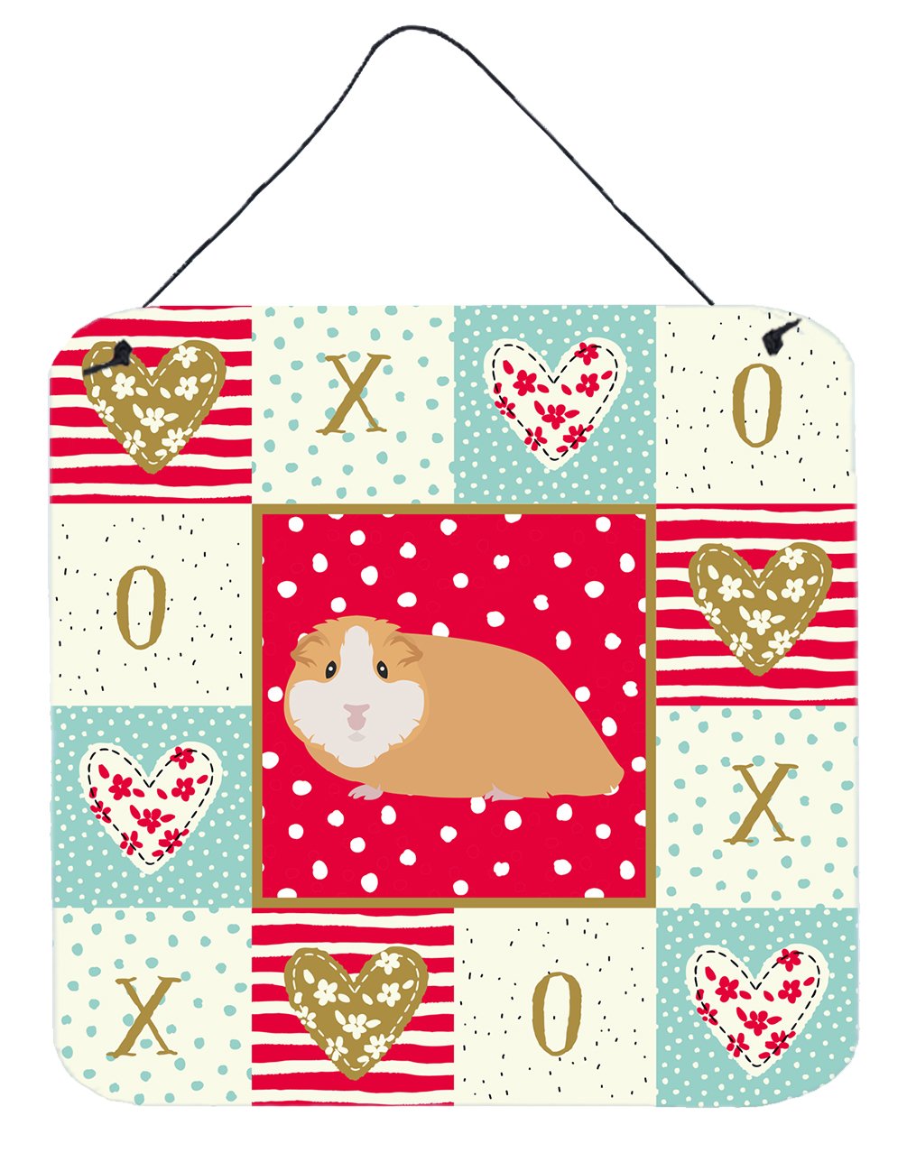 American Guinea Pig Love Wall or Door Hanging Prints CK5427DS66 by Caroline&#39;s Treasures