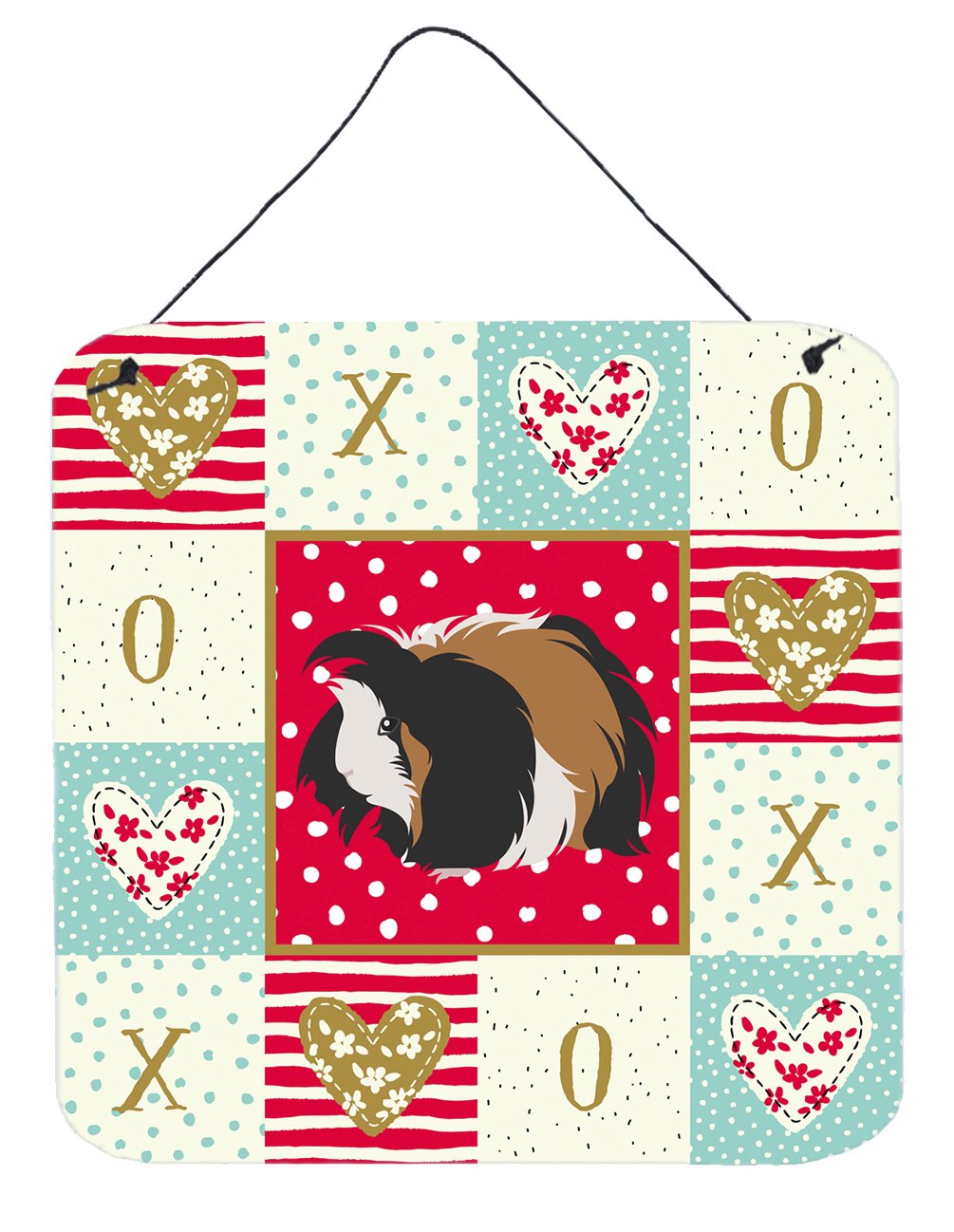 Sheba Guinea Pig Love Wall or Door Hanging Prints CK5433DS66 by Caroline's Treasures