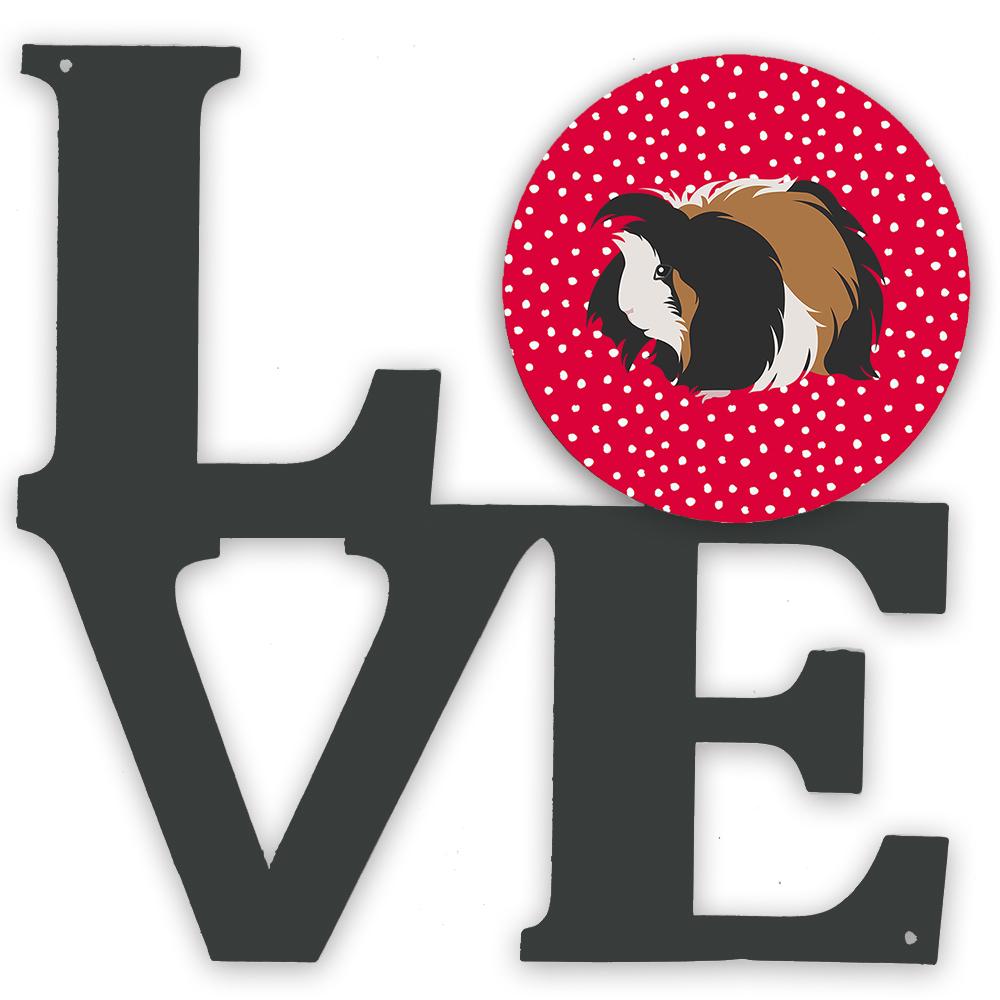 Sheba Guinea Pig Love Metal Wall Artwork LOVE CK5433WALV by Caroline's Treasures