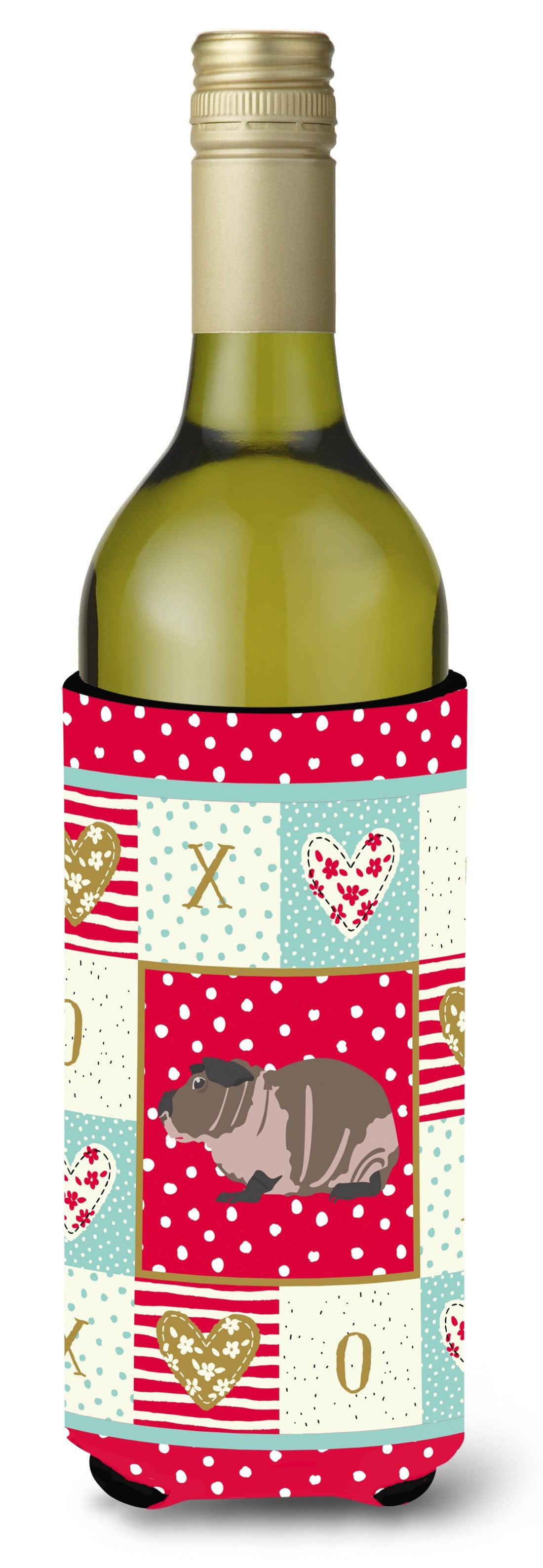 Skinny Guinea Pig Love Wine Bottle Hugger CK5435LITERK by Caroline's Treasures