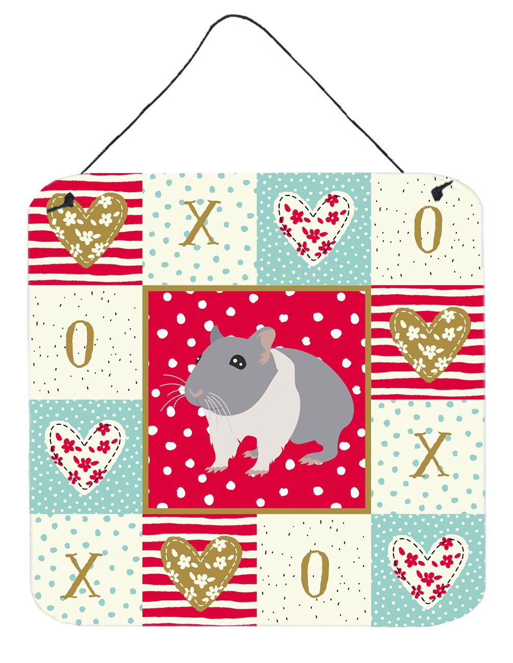 South African Hamster Love Wall or Door Hanging Prints CK5442DS66 by Caroline's Treasures