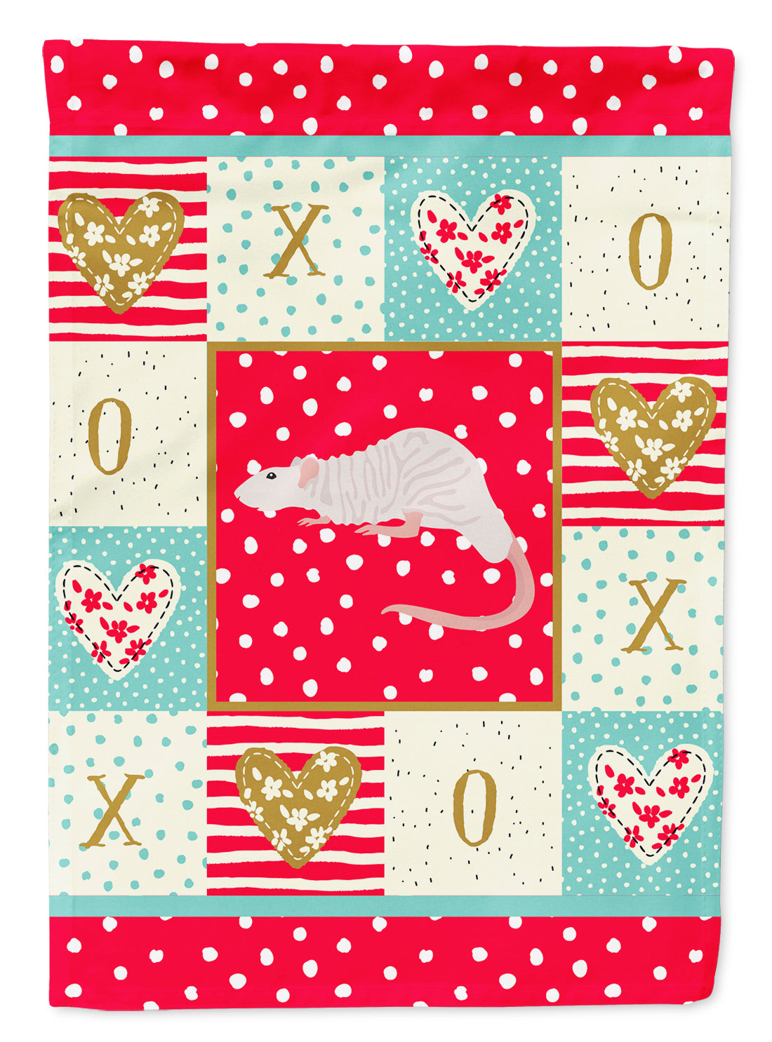 Dumbo Sphynx Rat Love Flag Garden Size CK5458GF  the-store.com.