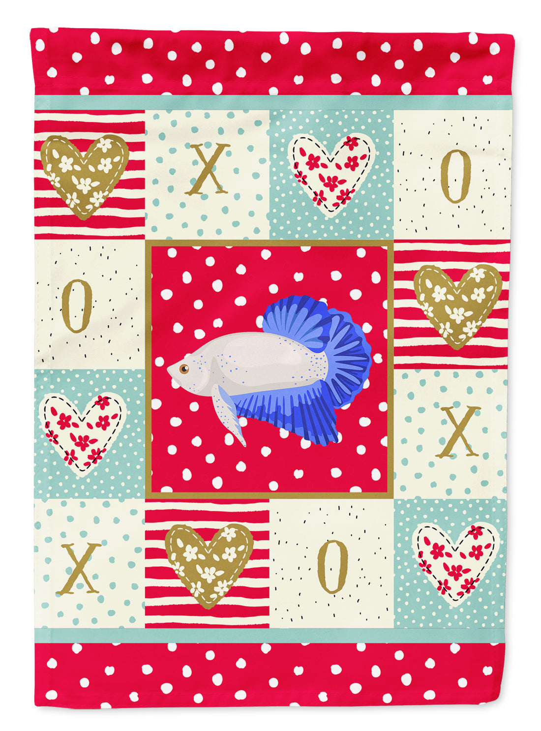 Plakat Betta Love Flag Canvas House Size CK5492CHF  the-store.com.