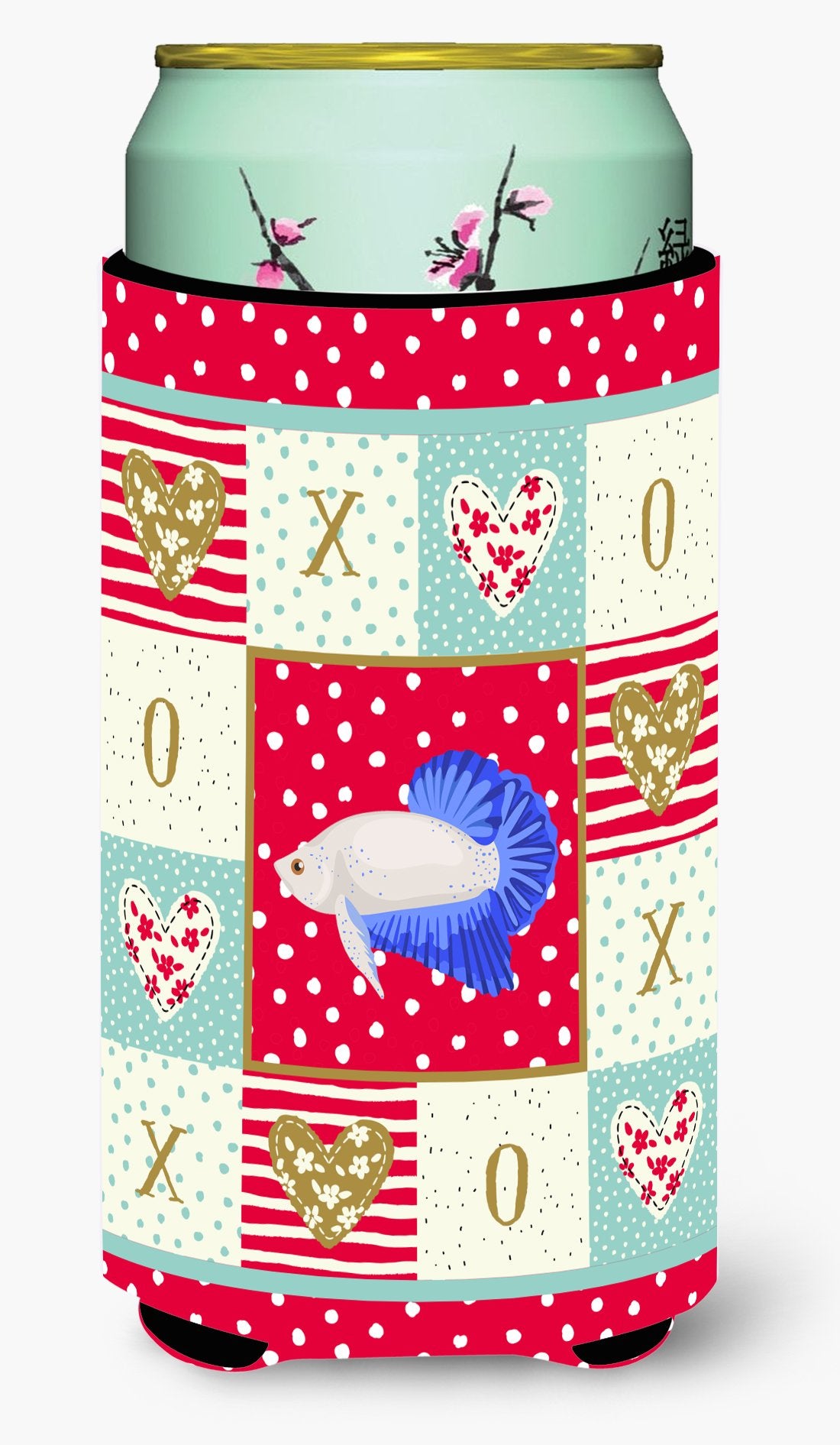 Plakat Betta Love Tall Boy Beverage Insulator Hugger CK5492TBC by Caroline's Treasures