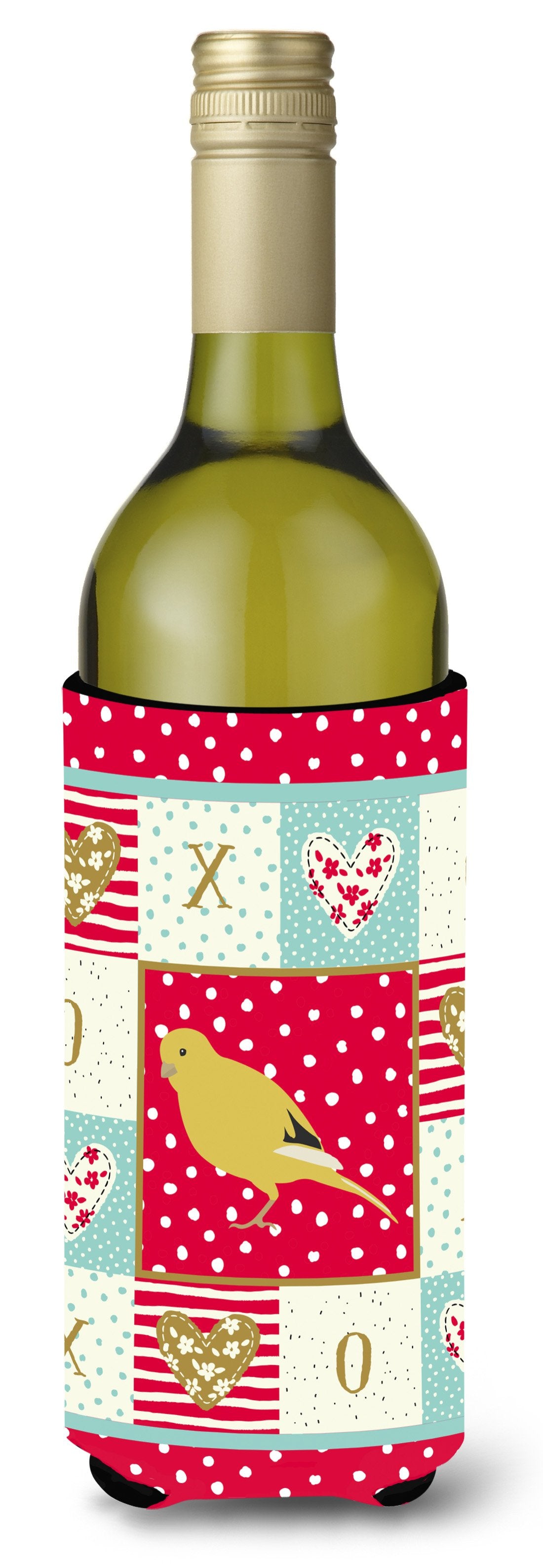 Border Canary Love Wine Bottle Hugger CK5501LITERK by Caroline's Treasures