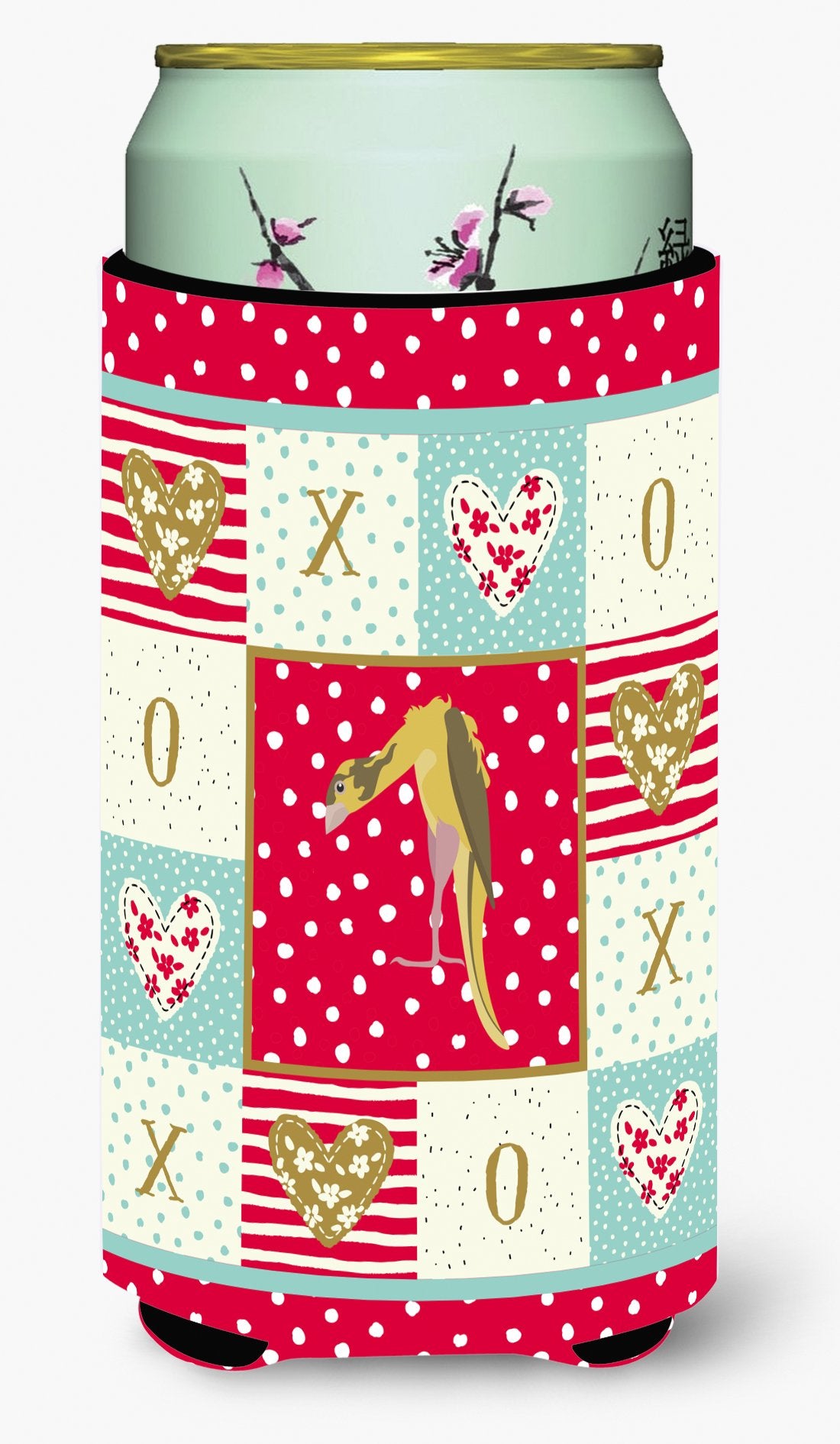 Jibso Canary Love Tall Boy Beverage Insulator Hugger CK5503TBC by Caroline's Treasures