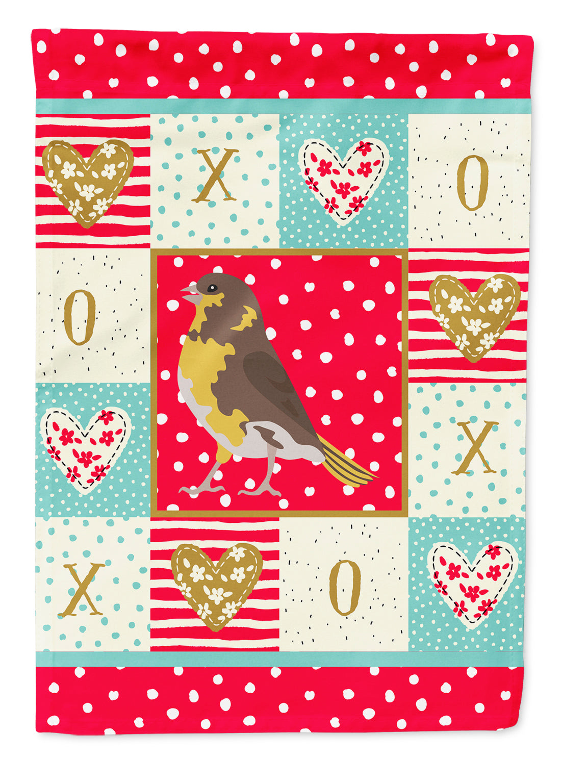 Spanish Canary Love Flag Garden Size CK5508GF  the-store.com.