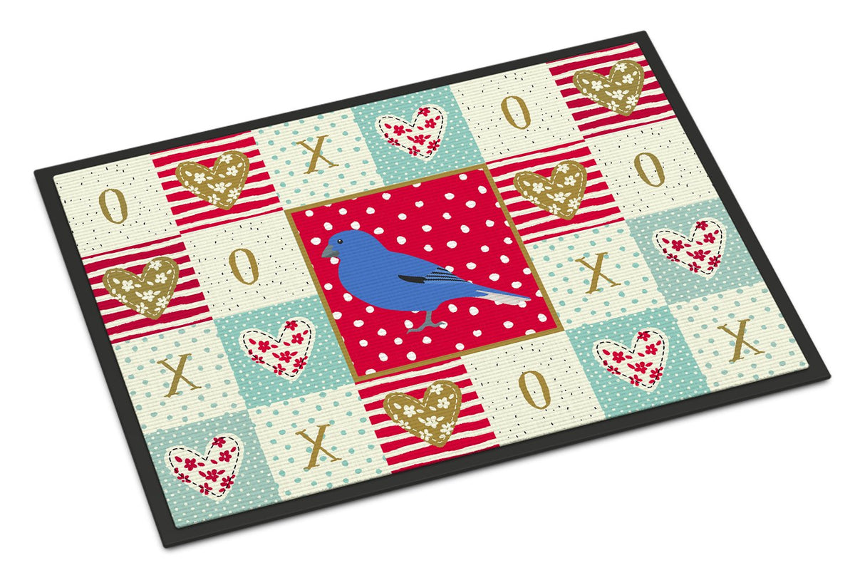 Bunting Love Indoor or Outdoor Mat 24x36 CK5510JMAT by Caroline&#39;s Treasures