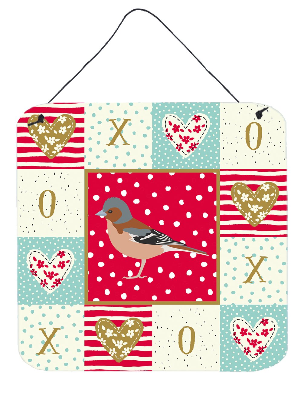 Finch Love Wall or Door Hanging Prints CK5511DS66 by Caroline's Treasures