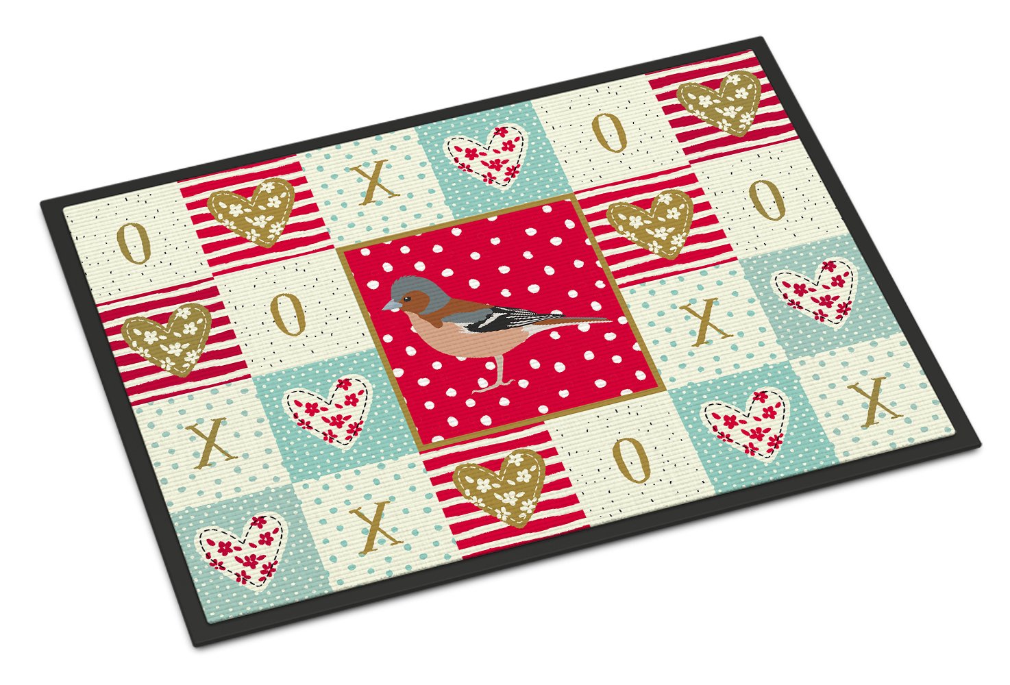 Finch Love Indoor or Outdoor Mat 24x36 CK5511JMAT by Caroline's Treasures