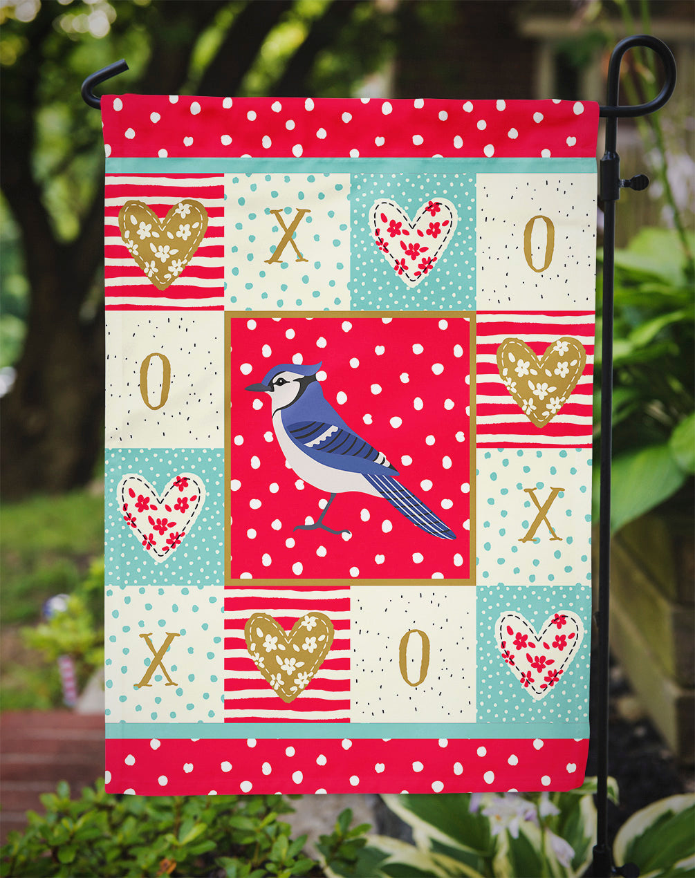 Jay Bird Love Flag Garden Size CK5513GF  the-store.com.