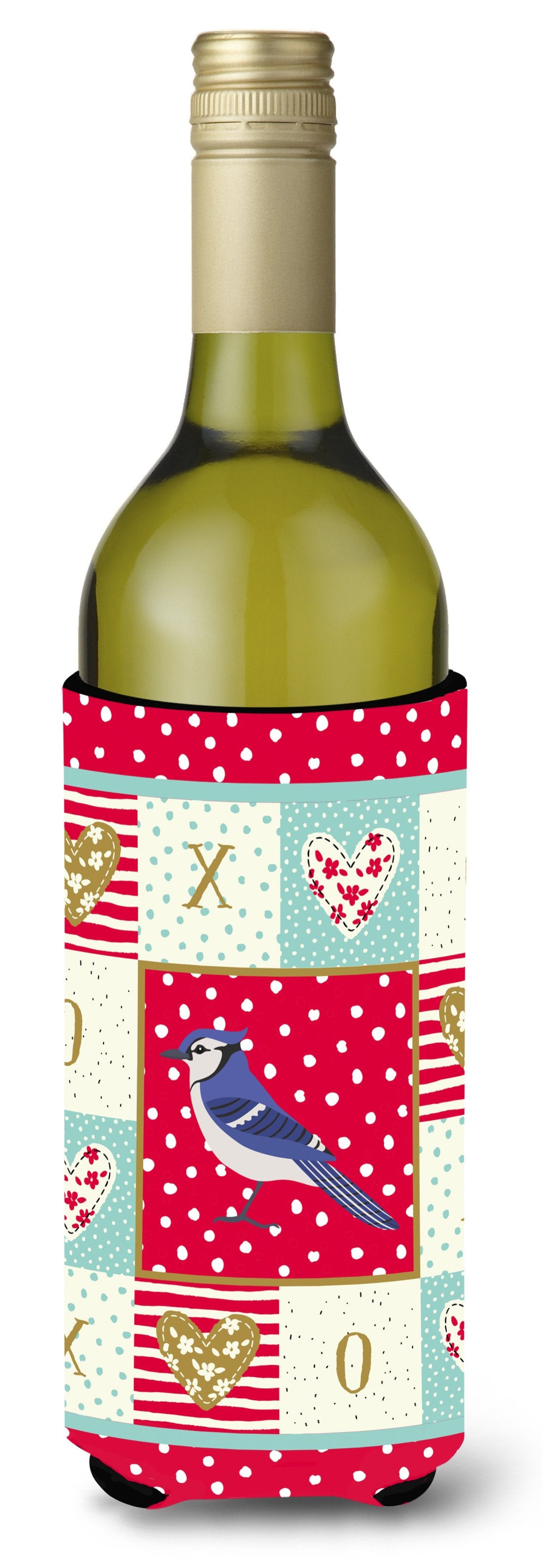 Jay Bird Love Wine Bottle Hugger CK5513LITERK by Caroline&#39;s Treasures