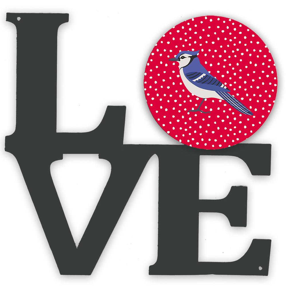 Jay Bird Love Metal Wall Artwork LOVE CK5513WALV by Caroline&#39;s Treasures