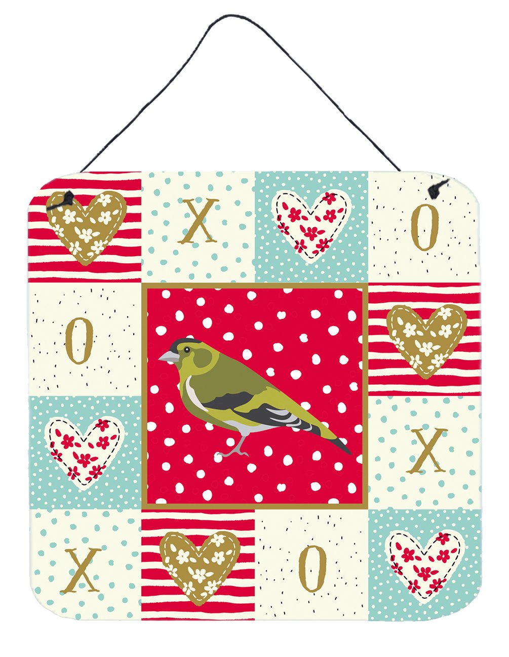 Siskin Love Wall or Door Hanging Prints CK5514DS66 by Caroline&#39;s Treasures