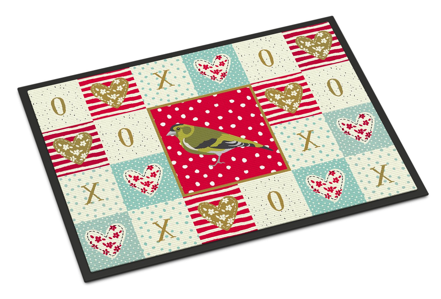 Siskin Love Indoor or Outdoor Mat 24x36 CK5514JMAT by Caroline's Treasures