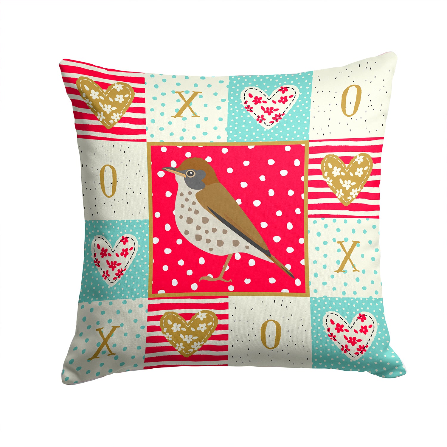 Thrush Love Fabric Decorative Pillow CK5516PW1414 - the-store.com