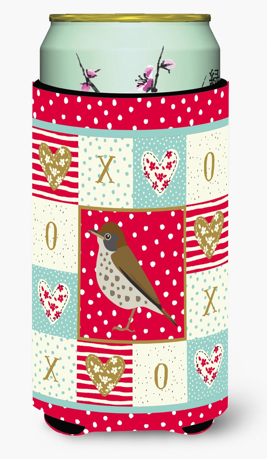 Thrush Love Tall Boy Beverage Insulator Hugger CK5516TBC by Caroline&#39;s Treasures