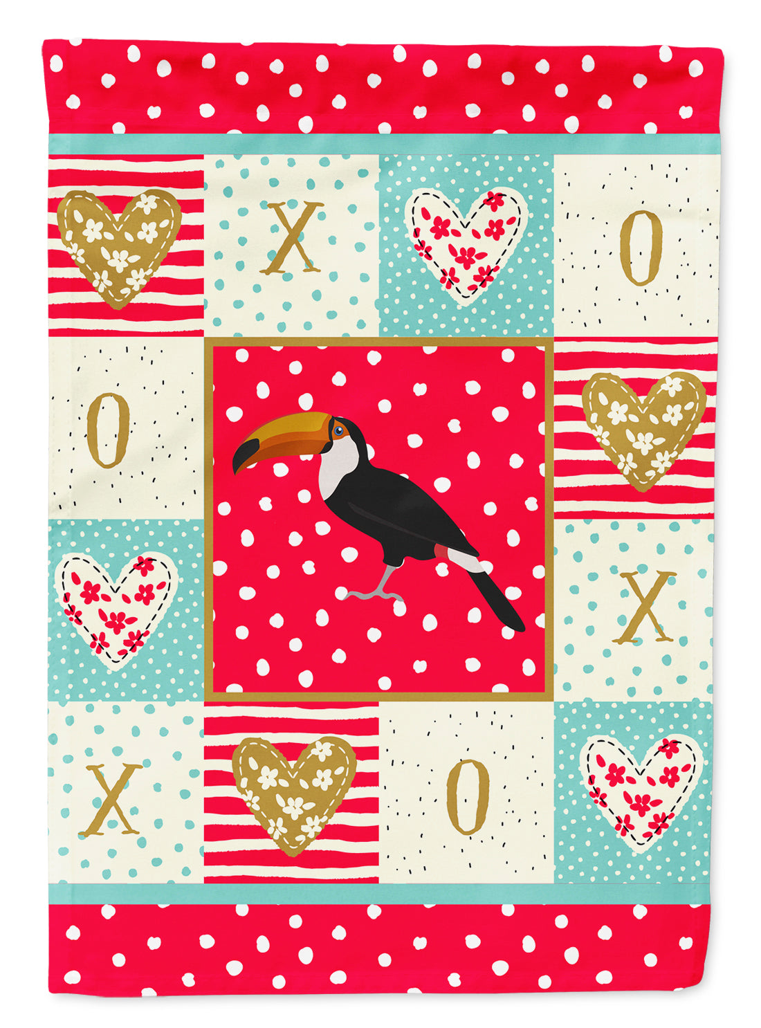 Toucan Love Flag Garden Size CK5517GF  the-store.com.