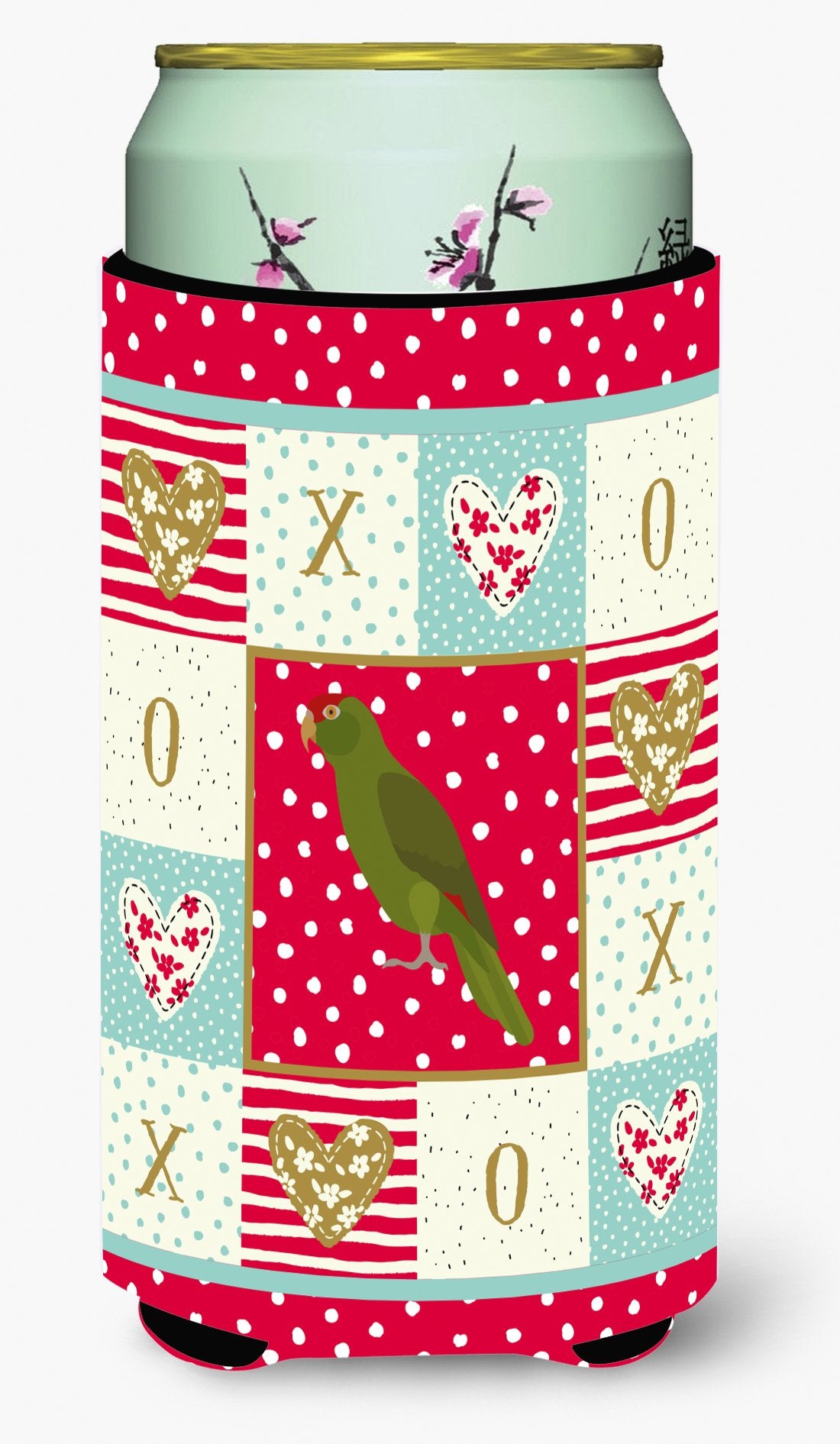 Amazon Parrot Love Tall Boy Beverage Insulator Hugger CK5519TBC by Caroline's Treasures