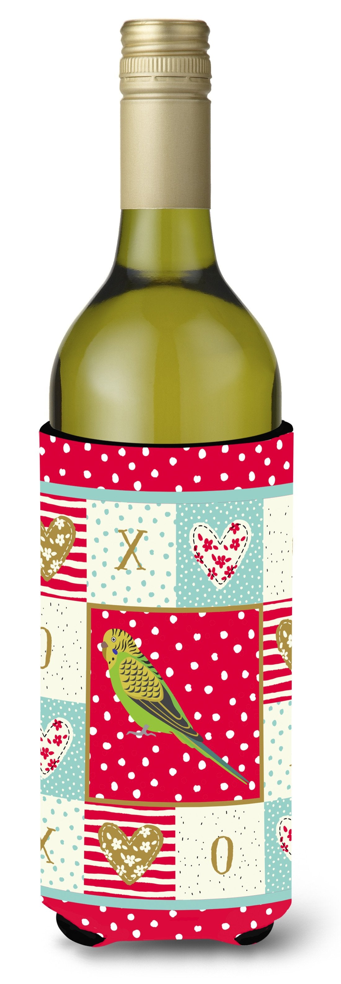 Budgerigar Love Wine Bottle Hugger CK5520LITERK by Caroline's Treasures