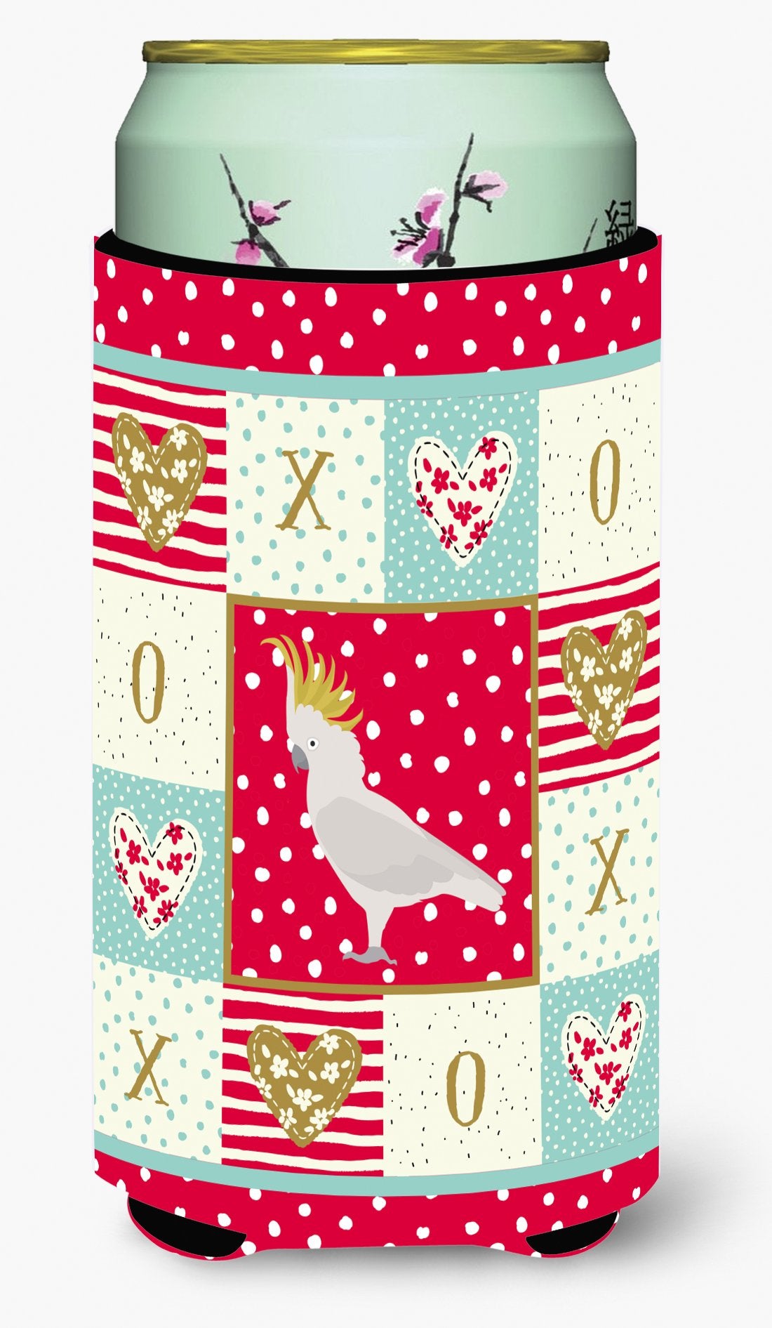 Cockatoo Love Tall Boy Beverage Insulator Hugger CK5522TBC by Caroline's Treasures