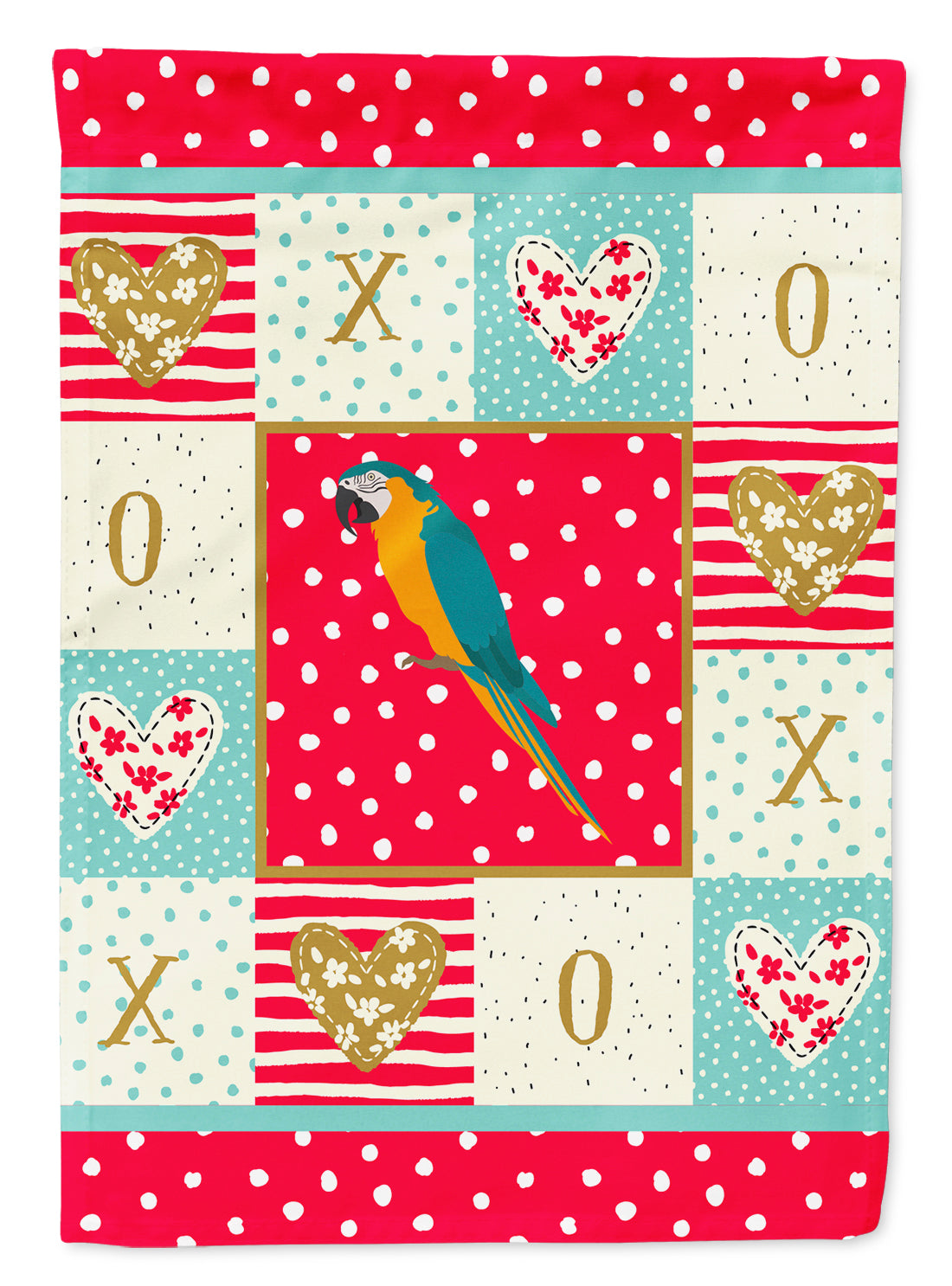 Macaw Love Flag Garden Size CK5523GF  the-store.com.