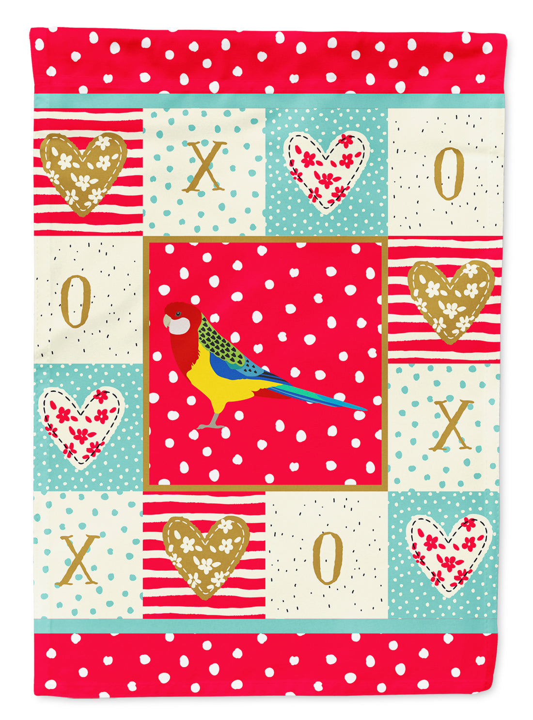 Rosella Love Flag Canvas House Size CK5526CHF  the-store.com.