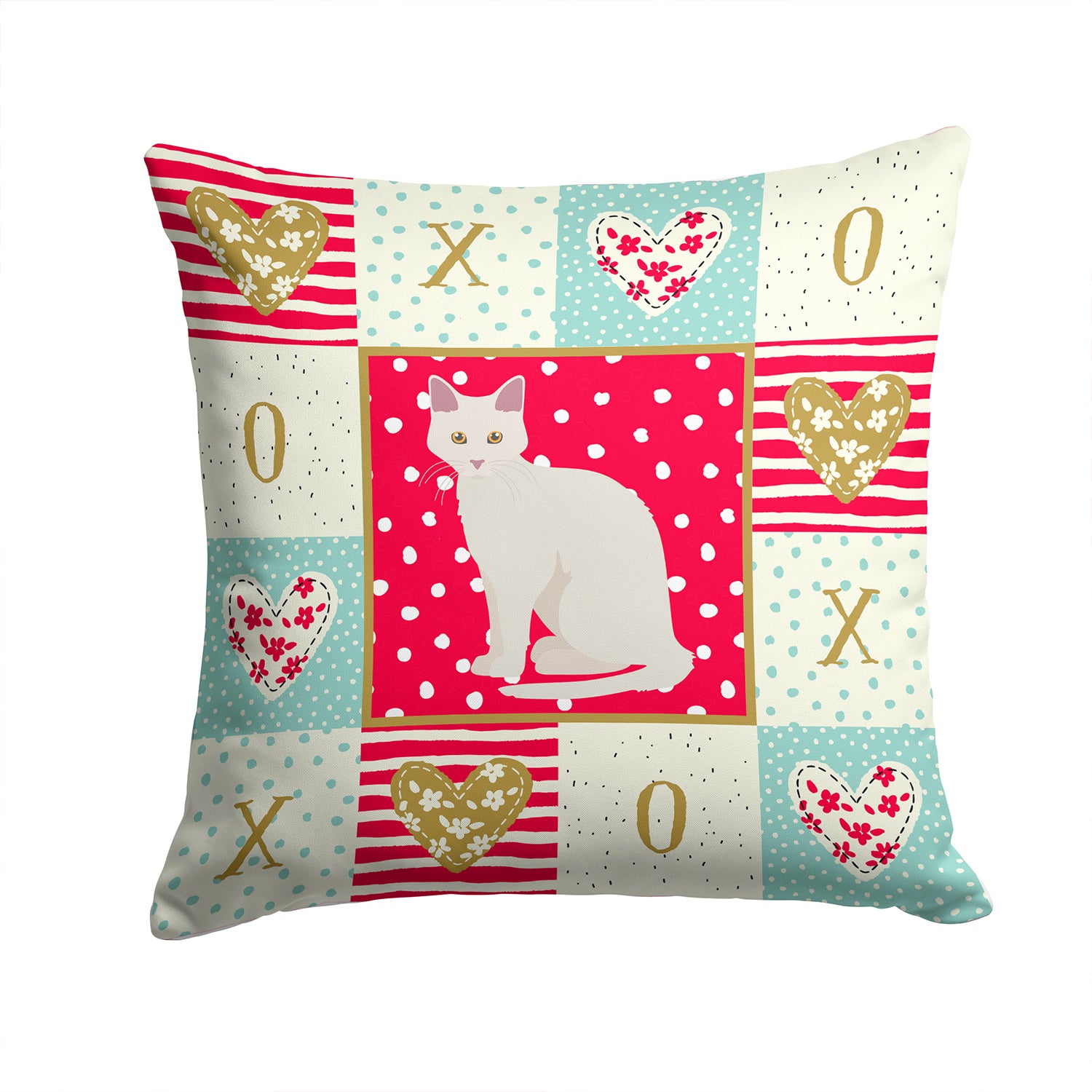 Aphrodite Giant Cat Love Fabric Decorative Pillow CK5738PW1414 - the-store.com