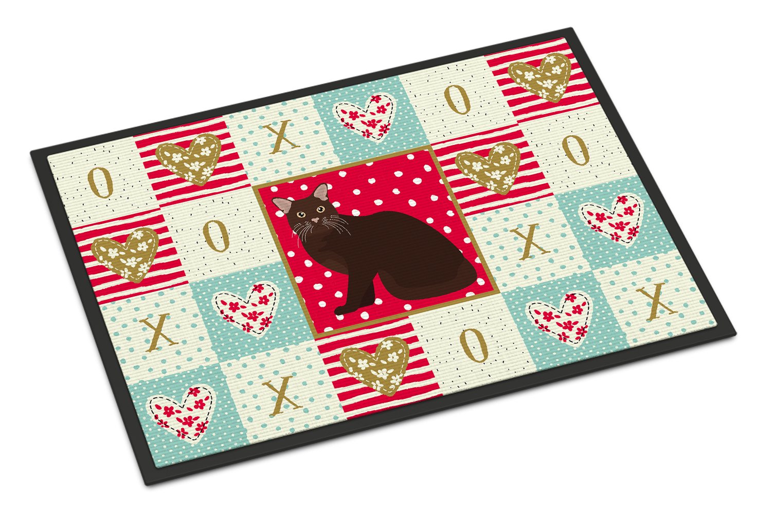 Burmese #2 Cat Love Indoor or Outdoor Mat 24x36 CK5748JMAT by Caroline's Treasures