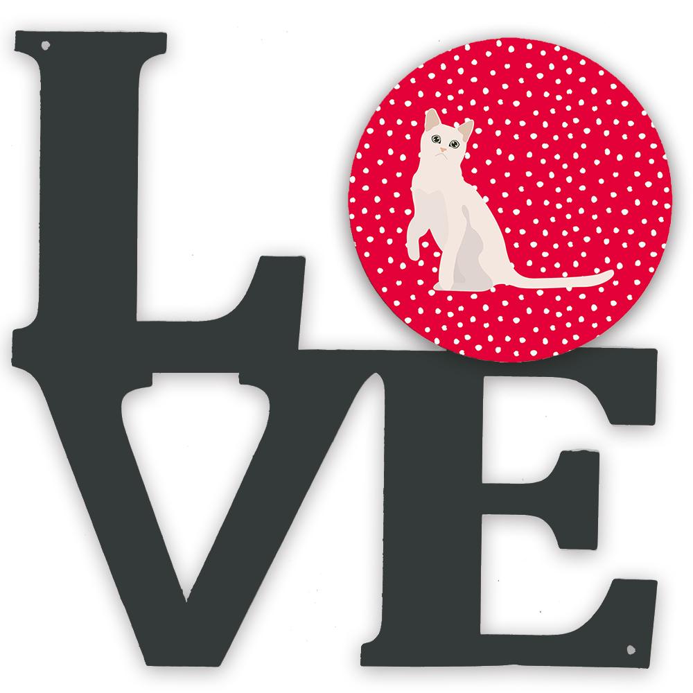 Burmilla #1 Cat Love Metal Wall Artwork LOVE CK5749WALV by Caroline's Treasures