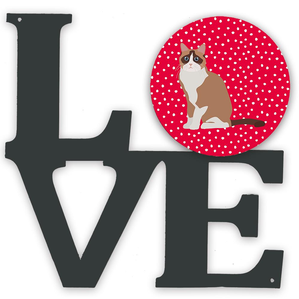 Snowshoe #2 Cat Love Metal Wall Artwork LOVE CK5792WALV by Caroline's Treasures