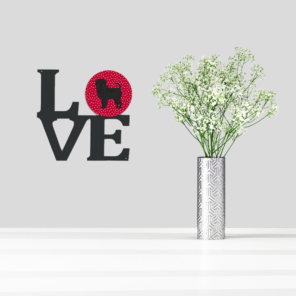 Affenpinscher #2 Love Metal Wall Artwork LOVE CK5807WALV by Caroline's Treasures