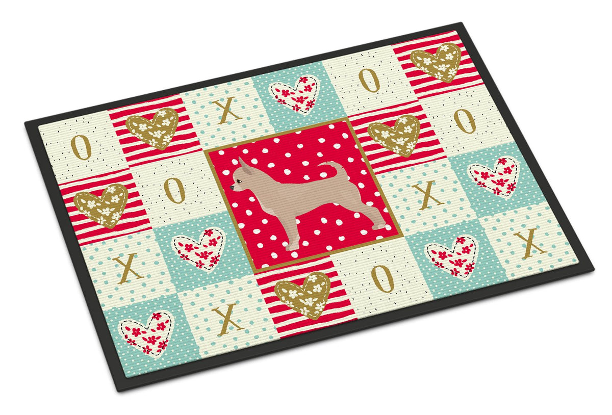 Chihuahua Love Indoor or Outdoor Mat 24x36 CK5820JMAT by Caroline&#39;s Treasures