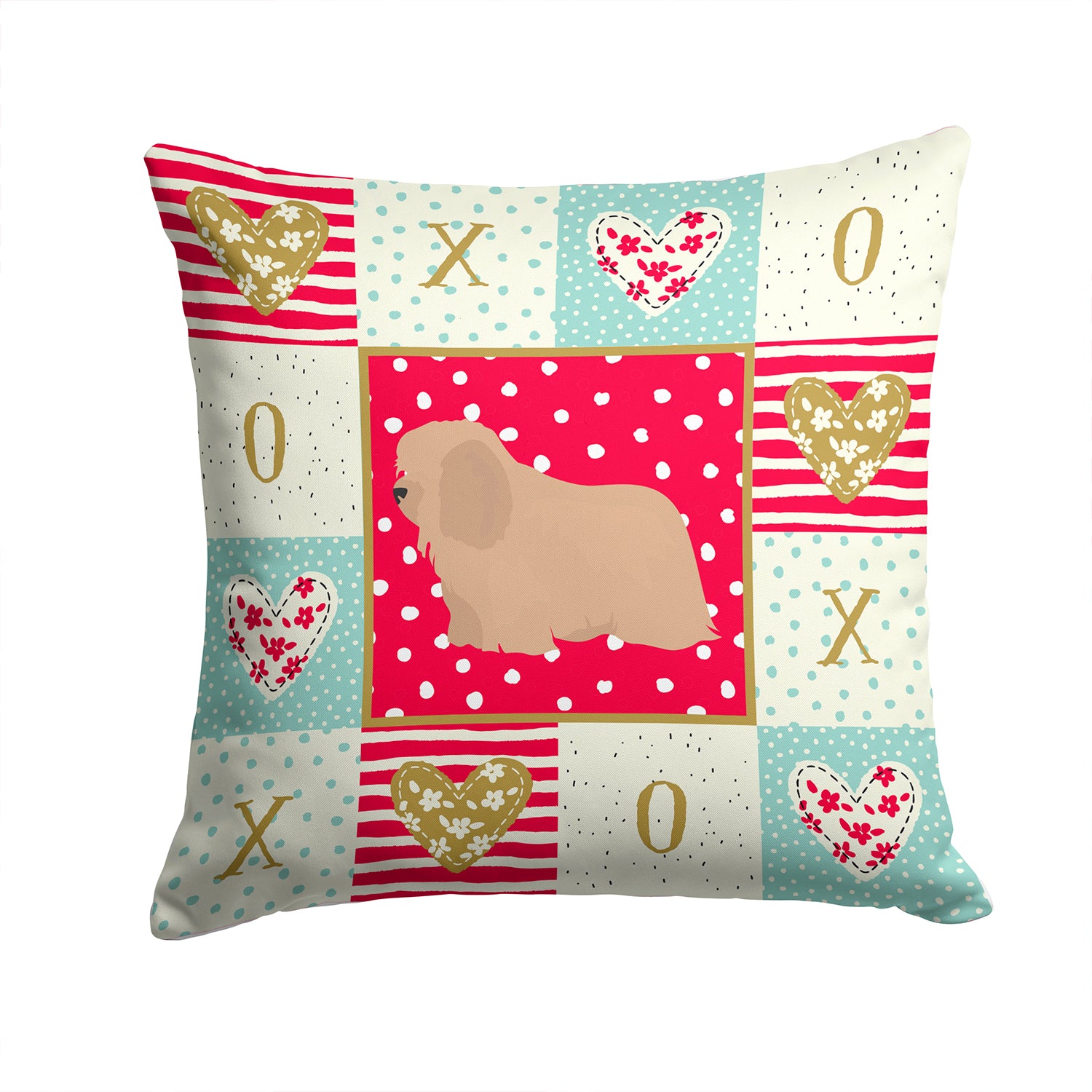 Coton de Tulear #1 Love Fabric Decorative Pillow CK5823PW1414 - the-store.com