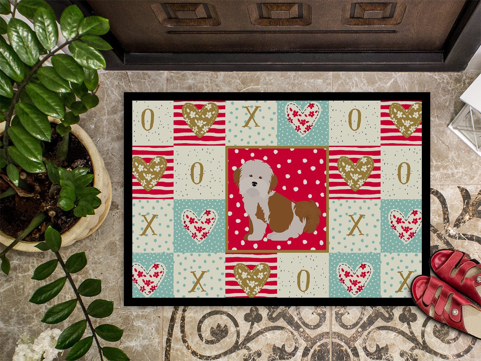 Havanese #2 Love Indoor or Outdoor Mat 24x36 CK5842JMAT by Caroline's Treasures