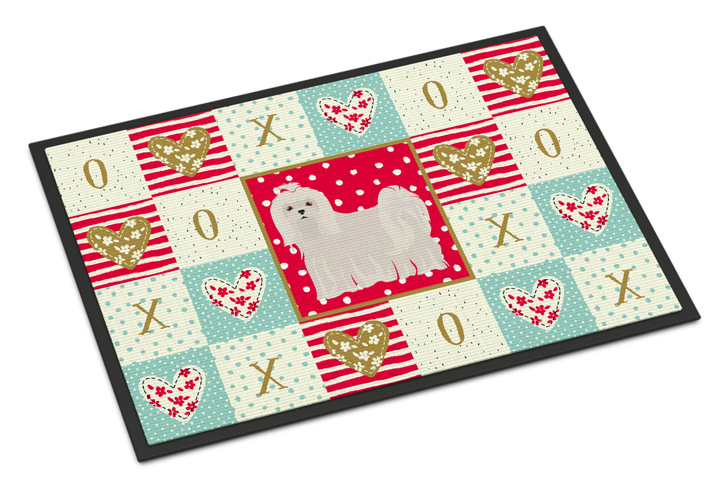 Maltese Love Indoor or Outdoor Mat 18x27 CK5861MAT - the-store.com