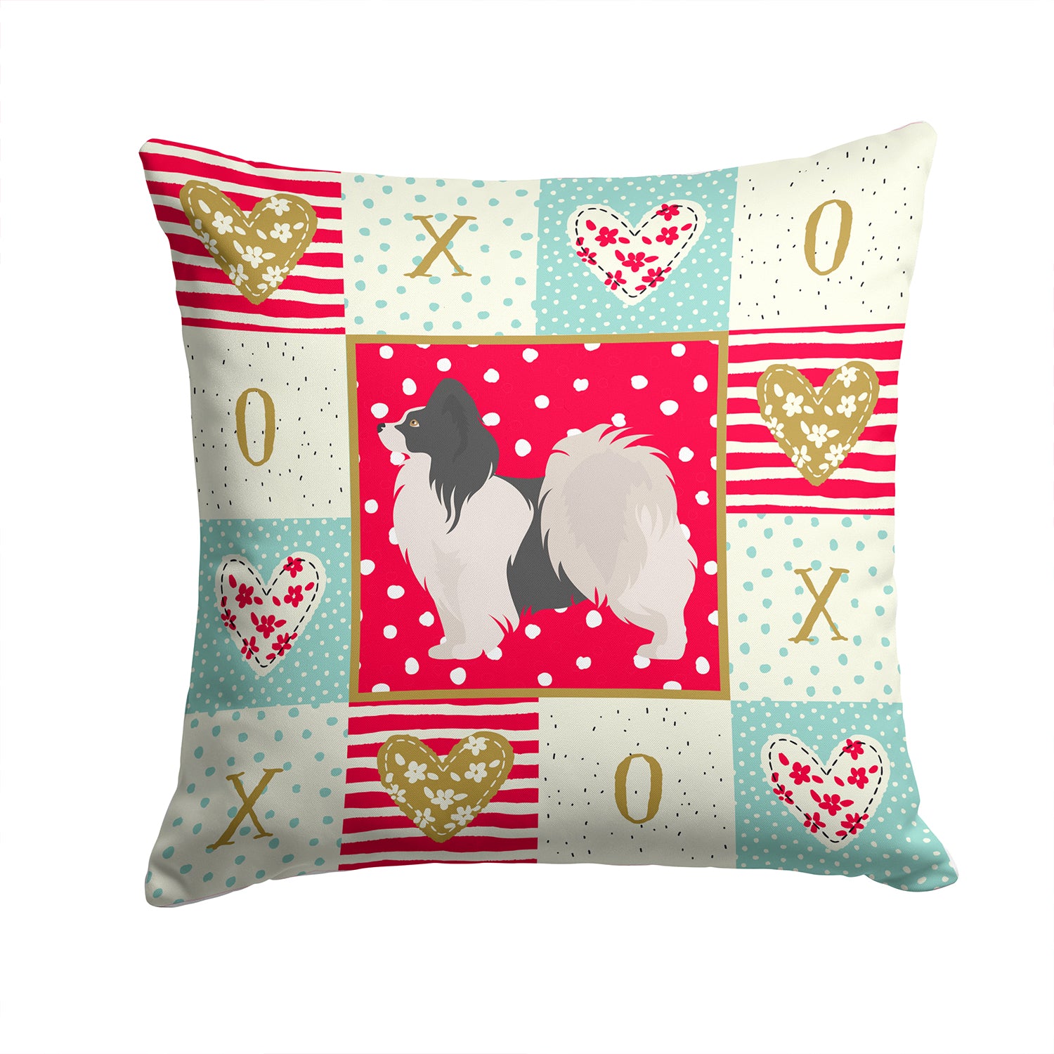 Papillon #2 Love Fabric Decorative Pillow CK5872PW1414 - the-store.com