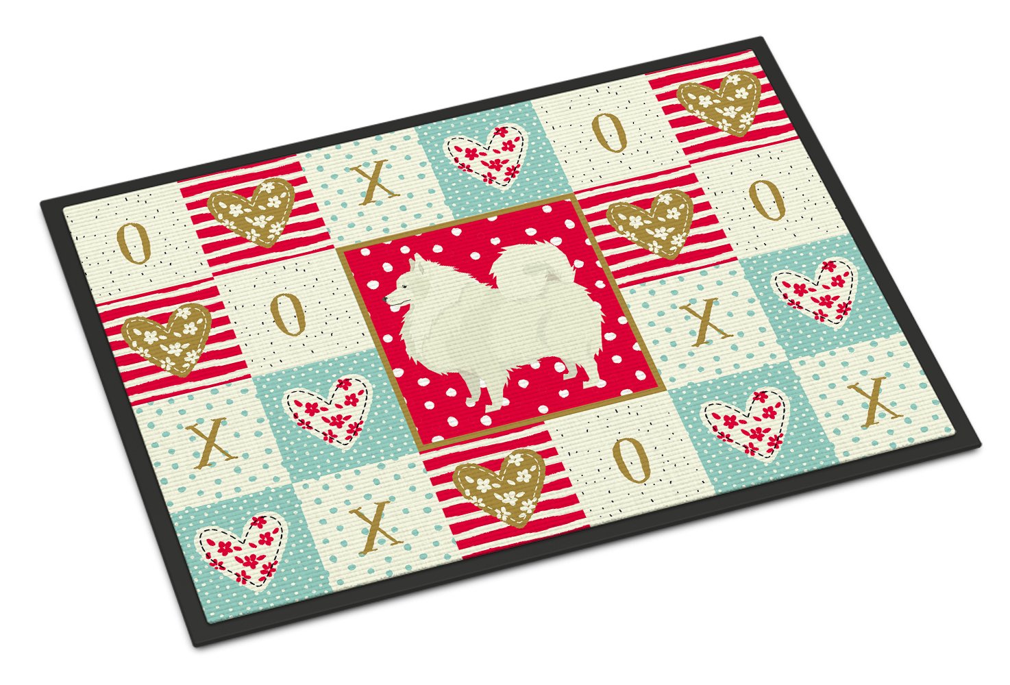 Spitz Love Indoor or Outdoor Mat 24x36 CK5955JMAT by Caroline's Treasures