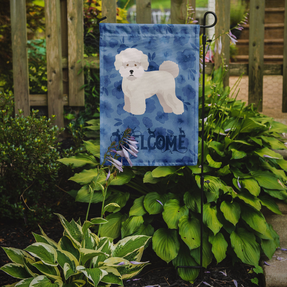 Bichon Fris� #2 Welcome Flag Garden Size CK5970GF  the-store.com.