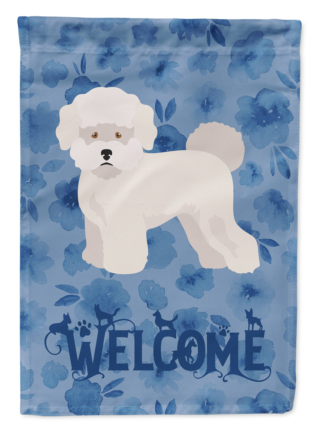 Bichon Fris� #2 Welcome Flag Garden Size CK5970GF  the-store.com.